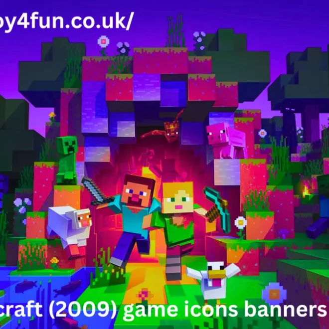 The Evolution of Minecraft A Deep Dive into Its Iconic Minecraft (2009) game icons banners